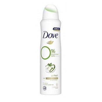 Hlavný obrázok Dove Go Fresh Cucumber & Green tea 48h 0% aluminiium salts deodorant sprej 150ml