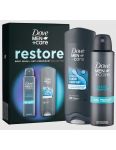 Dove Men+Care Restore pánska darčeková kazeta Sprchový gél, Anti-perspirant