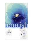 Dove Nourish dámska darčeková kazeta Sprchový gél, Anti-perspirant