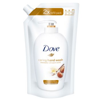 Hlavný obrázok Dove Shea Butter & Warm Vanilla tekuté mydlo náplň 500ml