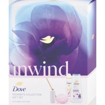 Hlavný obrázok Dove Unwind dámska darčeková kazeta Sprchový gél, Anti-perspirant, Mydlo