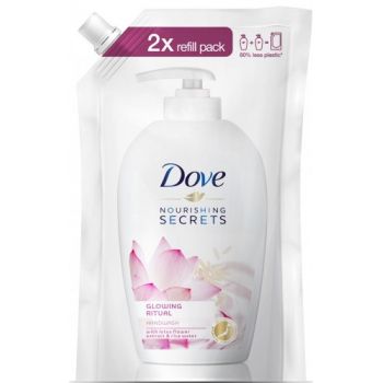 Hlavný obrázok Dove Whit Lotus Flower & Rice Water tekuté mydlo náplň 500ml