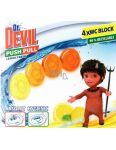 Dr. Devil Push Puul Lemon Fresh WC blok bez košíka 4x20g