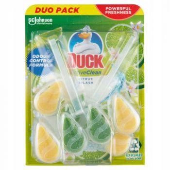 Hlavný obrázok Duck Active Clean Citrus Splash WC záves 2x38,6g