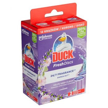 Hlavný obrázok Duck Fresh WC Discs DUO Levanduľa náplň 2x6ks