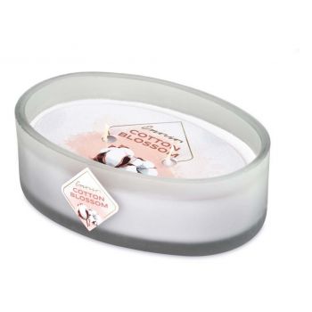 Hlavný obrázok Emocio Oval Coton Blossom vonná sviečka v skle 2 knoty 600g 35035