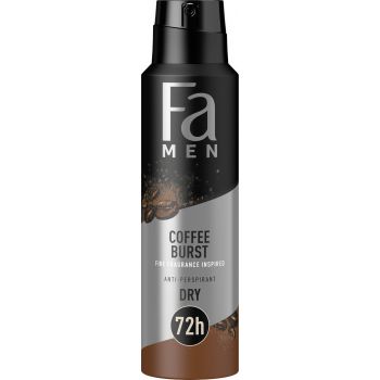 Hlavný obrázok Fa Men Coffe Burst 72h Dry anti-perspitant sprej 150ml