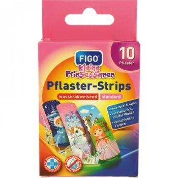 Hlavný obrázok Figo Plaster-Strips detské vodeodolné náplaste pre dievčatá 10ks