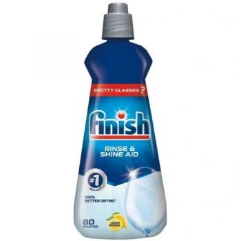 Hlavný obrázok Finish Rinse & Shine Aid Lemon leštidlo do umývačky riadu 400ml