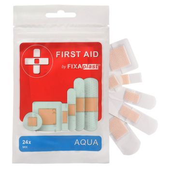 Hlavný obrázok FIXAplast FIRST AID Aqua náplasť Mix 24ks