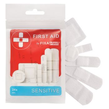 Hlavný obrázok FIXAplast FIRST AID Sensitive náplasť Mix 24ks