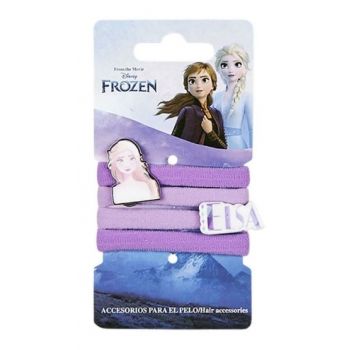 Hlavný obrázok Frozen set gumičiek do vlasov fialové 4ks