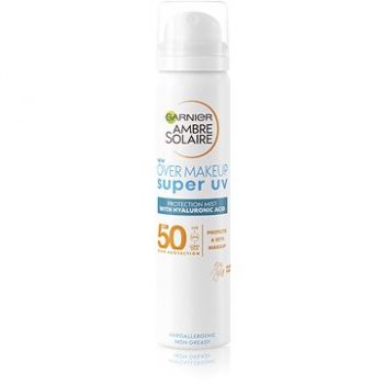 Hlavný obrázok Garnier Ambre Solaire Over Makeup Super ústna voda SPF50 opaľovacia hmla na tvár 75ml