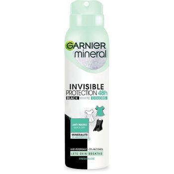 Hlavný obrázok Garnier Invisible Black&White&Colors Fresh Aloe 48h anti-perspirant 150ml