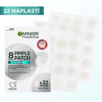 Hlavný obrázok Garnier Pure Active Pimple Patch Hydrokolidná neviditeľná náplasť 22ks