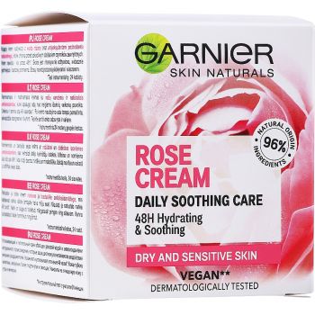 Hlavný obrázok Garnier Rose Cream Daily Soothing Care 48H denný krém 50ml