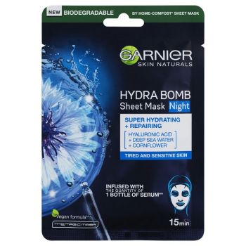 Hlavný obrázok Garnier Skin Narurals Hydra Bomb nočná textilná pleťová maska 1ks