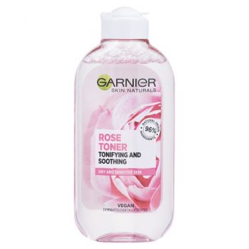 Hlavný obrázok Garnier Skin Naturals Rose Toner zjemňujúca pleťová voda pre suchú pleť 200ml