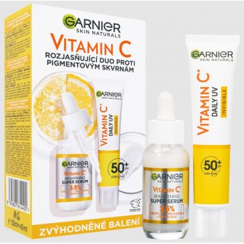 Hlavný obrázok Garnier Skin Naturals Vitamín C DUO Sérum a fluid proti pigmentovým škvrnám