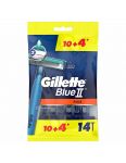 Gillette Blue II Plus jednorázový holiaci strojček 14ks