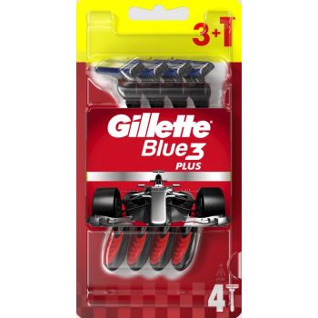 Hlavný obrázok Gillette Blue3 Plus Red jednorázový holiaci strojček 4ks