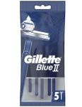 Gillette jednorázový holiaci strojček Blue II 5ks pánske 