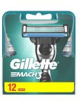 Gillette Mach3 náhradné hlavice 12ks