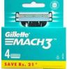 Gillette Mach3 náhradné hlavice 4ks