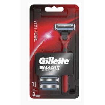 Hlavný obrázok Gillette Mach3 Start Red Star holiaci strojček + náhradné hlavice 3ks