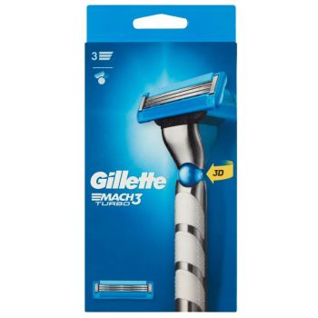 Hlavný obrázok Gillette Mach3 Turbo holiaci strojček + 1ks náhradná hlavica