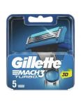 Gillette Mach3 Turbo náhradné hlavice 4ks