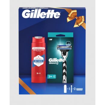 Hlavný obrázok Gillette pánska darčeková kazeta Mach3 strojček, Old Spice sprchový gél