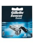 Gillette Sensor Excel náhradné hlavice 5ks 