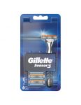 Gillette Sensor3 holiaci strojček + náhradné hlavice 6ks