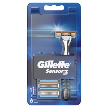 Hlavný obrázok Gillette Sensor3 holiaci strojček + náhradné hlavice 6ks