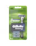 Gillette Sensor3 Sensitive holiaci strojček + náhradné hlavice 6ks