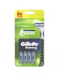 Gillette Sensor3 Sensitive náhradné hlavice 8ks