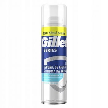 Hlavný obrázok Gillette Series Refrescante Eucalyptus pena na holenie 250ml