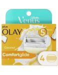 Gillette Venus Olay Comfortglide Coconut náhradné hlavice 4ks