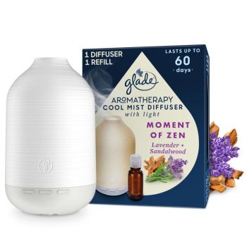 Hlavný obrázok Glade Aromatherapy Cool Mist Diffuser Moment of Zen 17,4ml