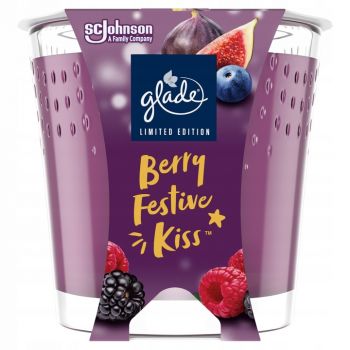 Hlavný obrázok Glade Berry Festive Kiss vonná sviečka v skle 112g