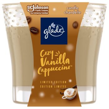 Hlavný obrázok Glade Cosy Vanilla Cappuccino sviečka 224g