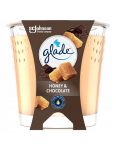 Glade Honey & Chocolate vonná sviečka v skle 112g