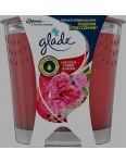 Glade Luscious Cherry & Peony vonná sviečka v skle 112g