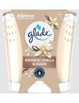 Glade Romantic Vanilla Blossom vonná sviečka v skle 112g