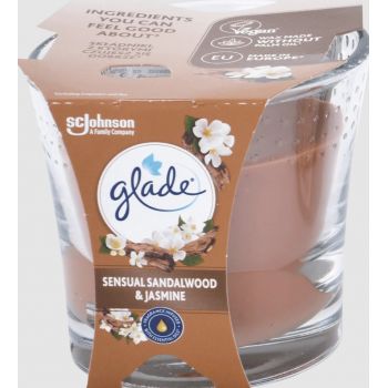 Hlavný obrázok Glade Sensual Sandalwood & Jasmine vonná sviečka v skle 112g