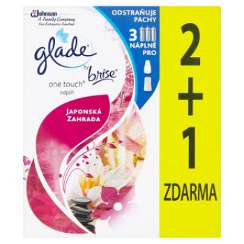 Hlavný obrázok Glade Touch & Fresh náhradná náplň 3x10ml Relaxing Japonská záhrada