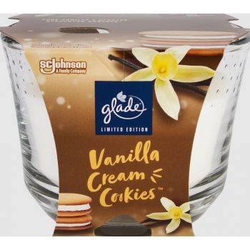 Hlavný obrázok Glade Vanilla Cream Cookies vonná sviečka v skle 204g