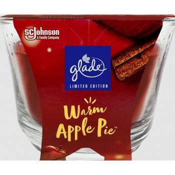 Hlavný obrázok Glade Warm Apple Pie vonná sviečka v skle 204g