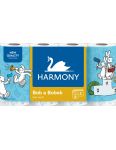 Harmony Bob a Bobek Soft White toaletný papier 8ks 3-vrstvový 17,5m